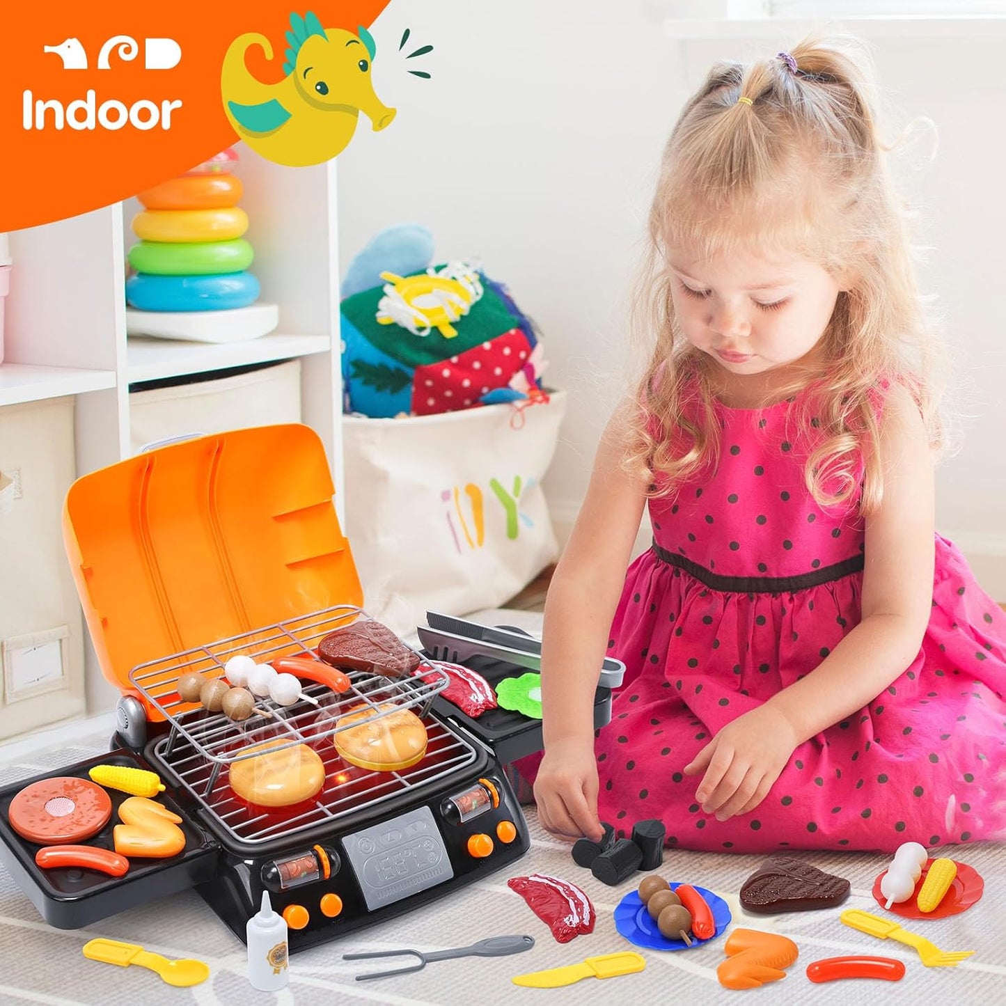 Montessori Play BBQ Set