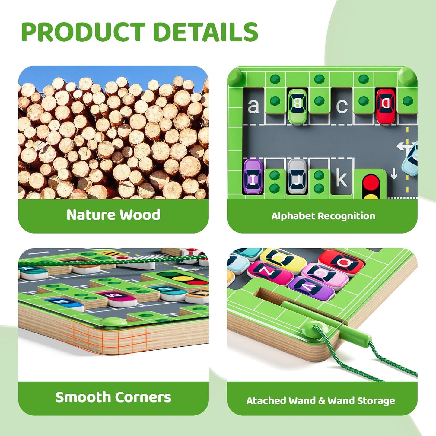 Montessori Alphabet Car Maze