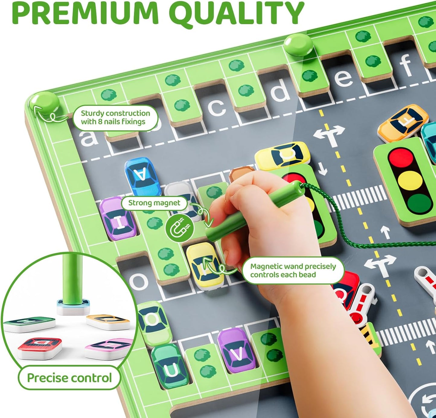 Montessori Alphabet Car Maze