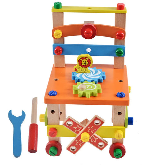 Montessori Wooden Toy Chair