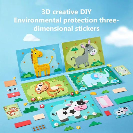 Montessori 3D Foam Sticker Puzzle