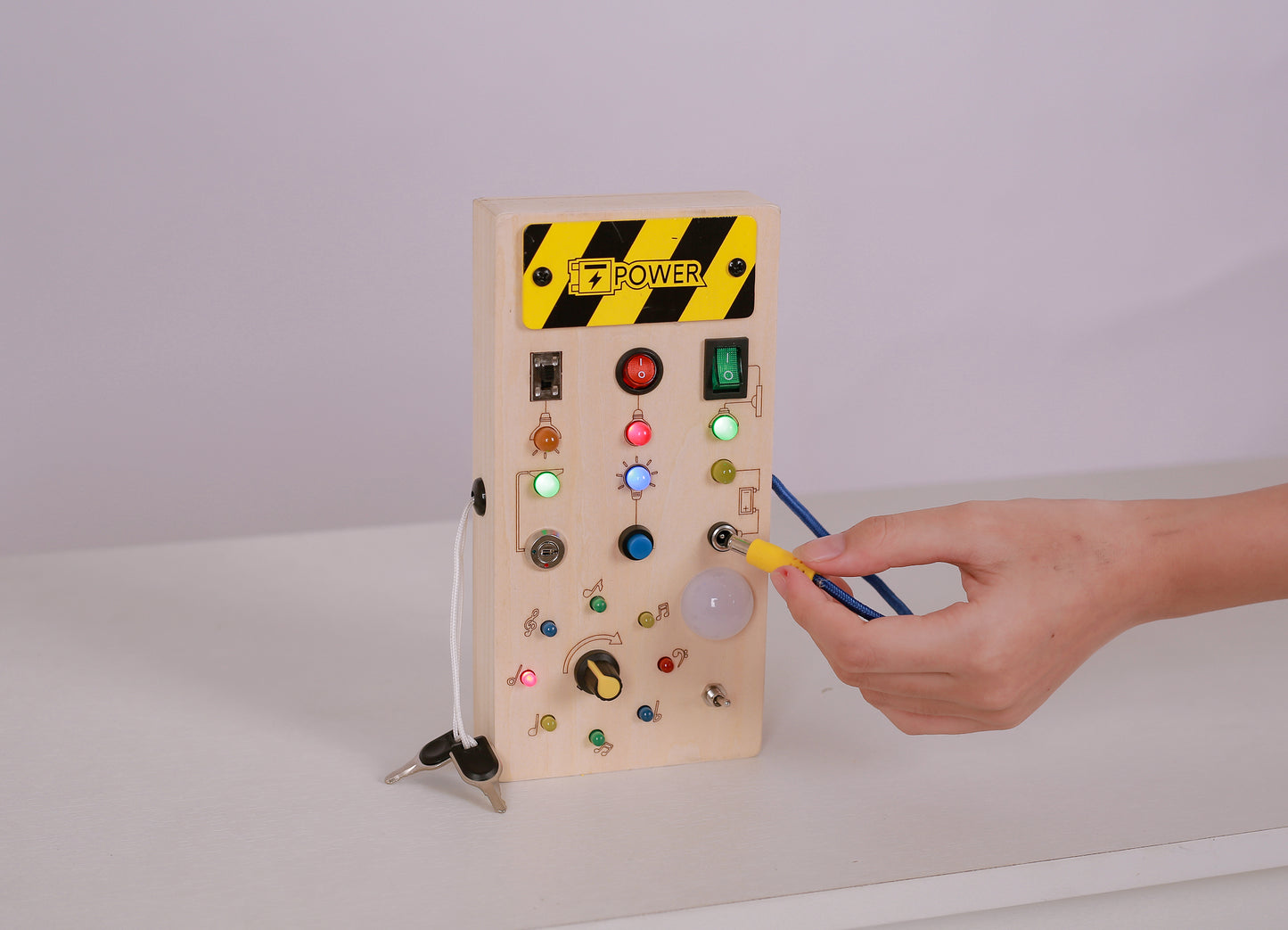 Montessori Wooden Busy Board