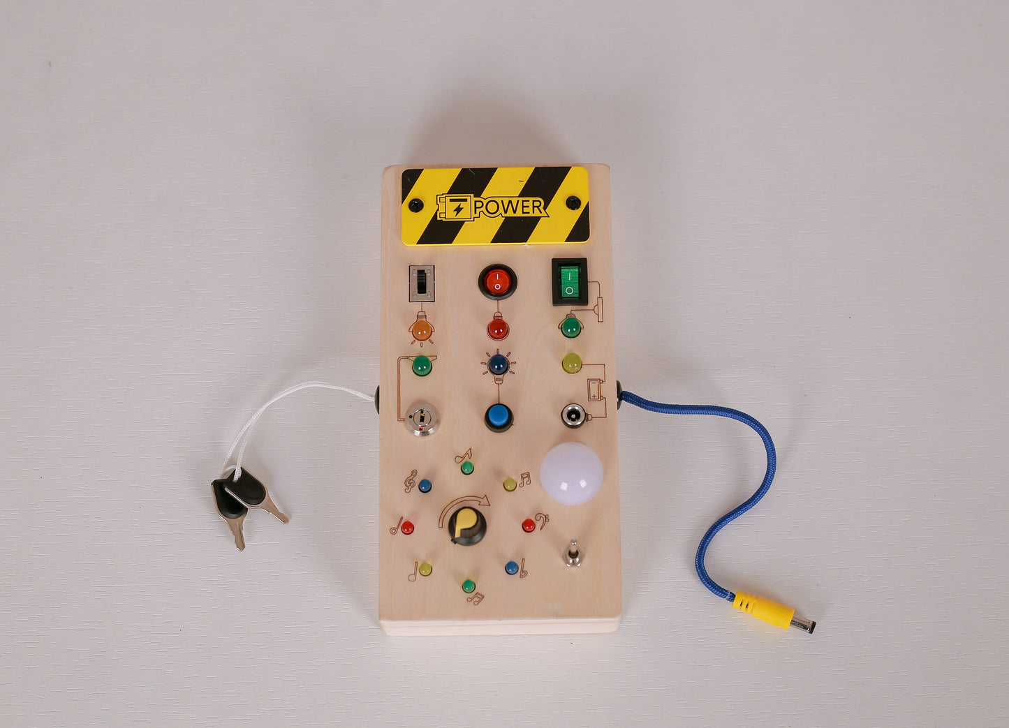 Montessori Wooden Busy Board
