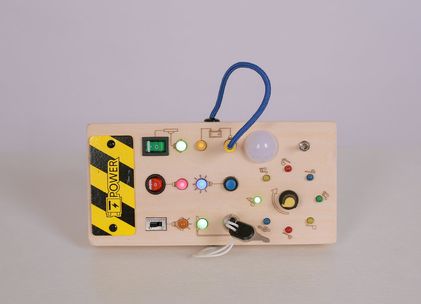 Montessori Wooden Busy Board