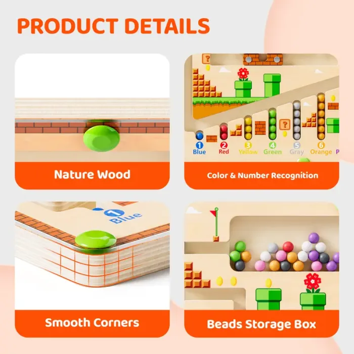 Montessori Magnetic Bead Maze
