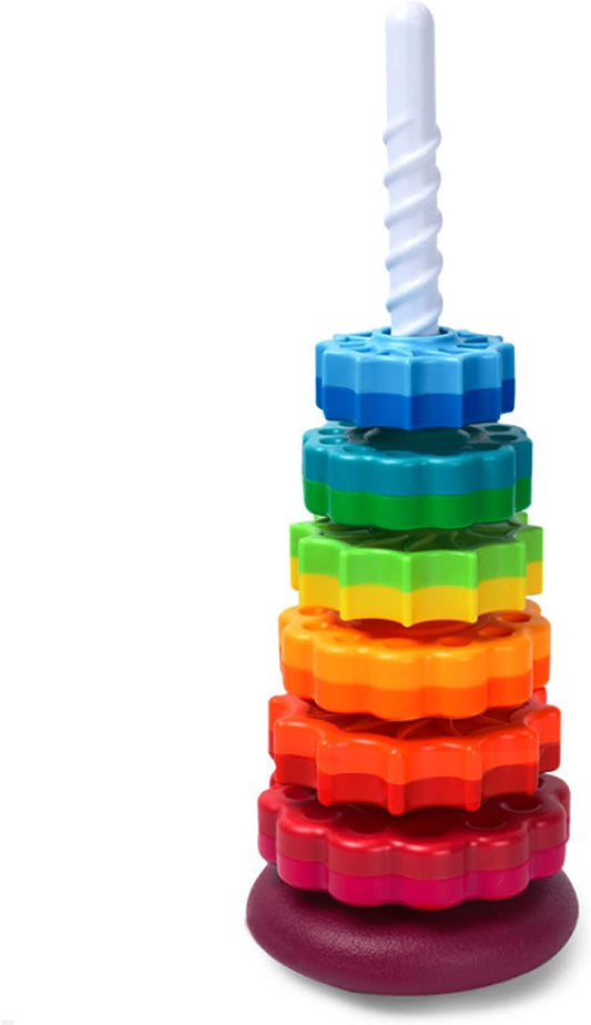 Rainbow Stacking Tower Montessori