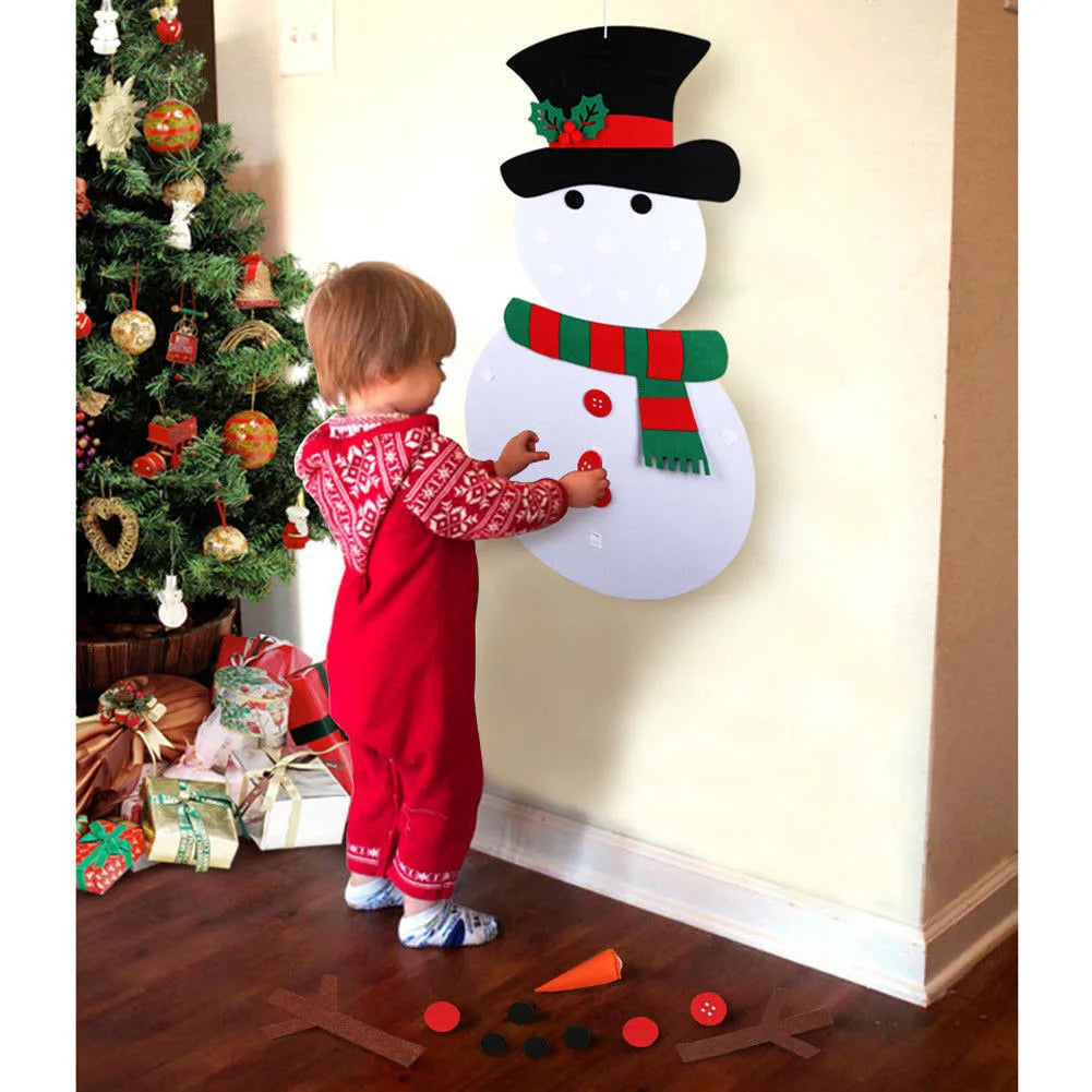 Montessori Felt Snowman