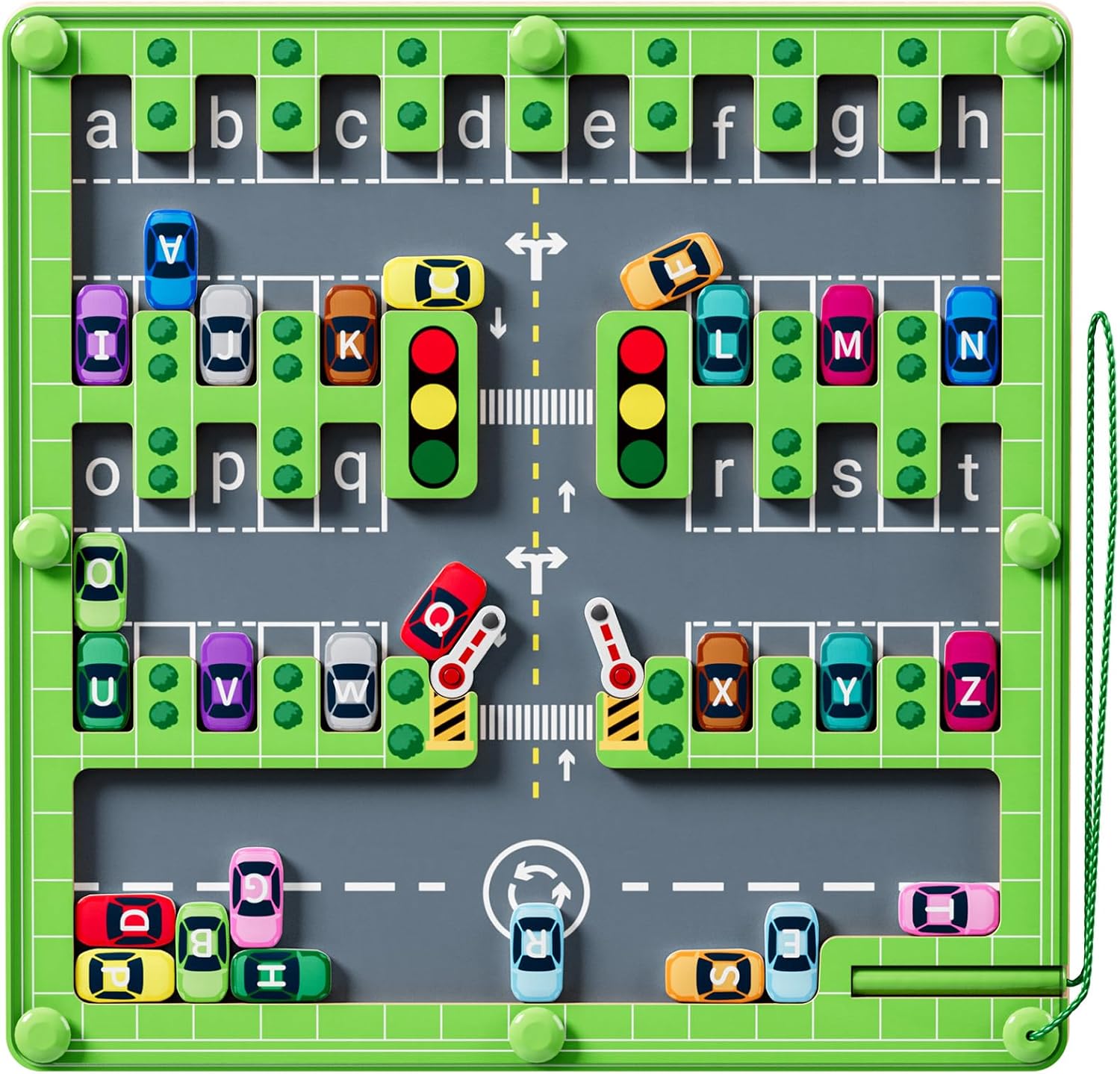 Montessori Alphabet Car Maze β MontessoriToys.com