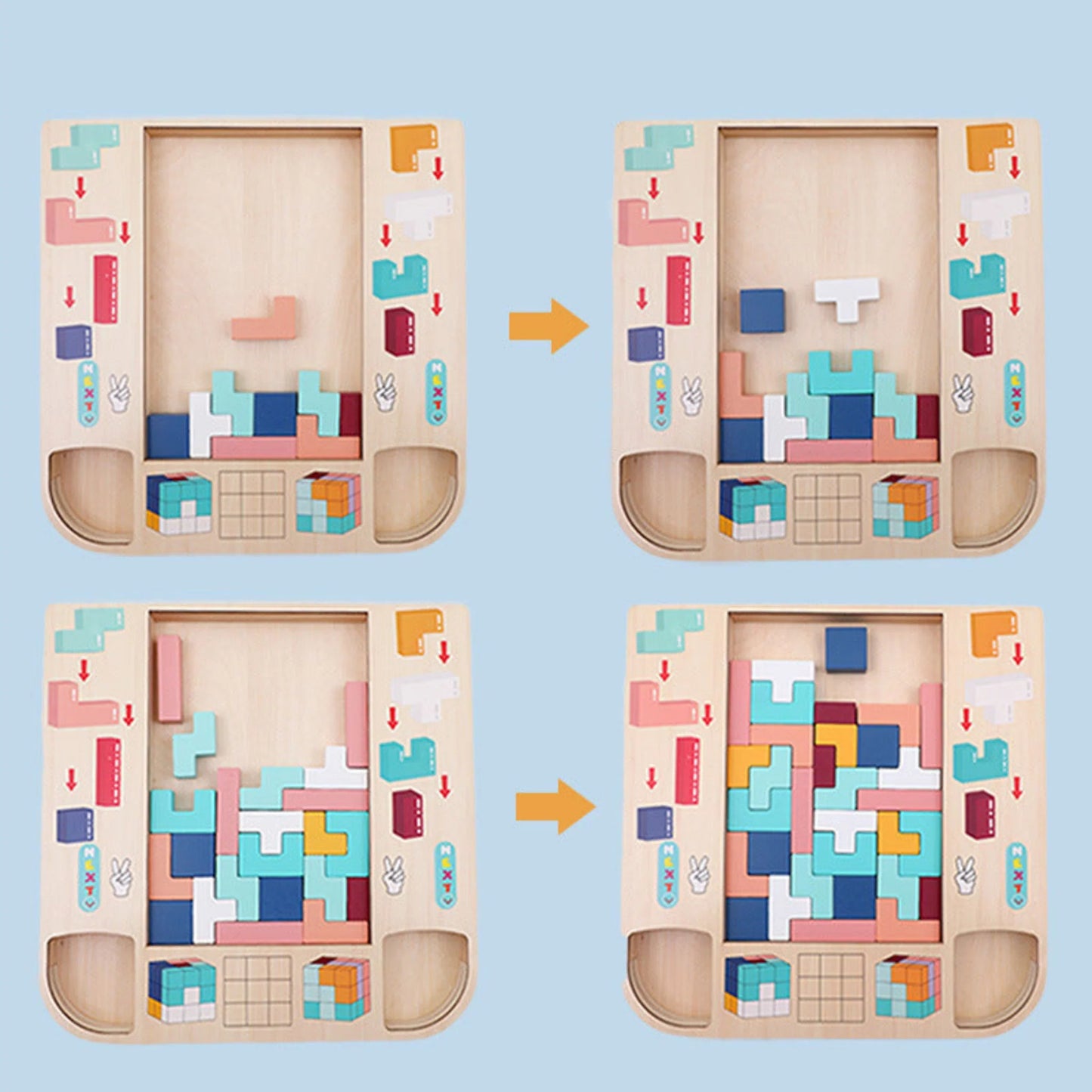 Montessori Wooden Tetris