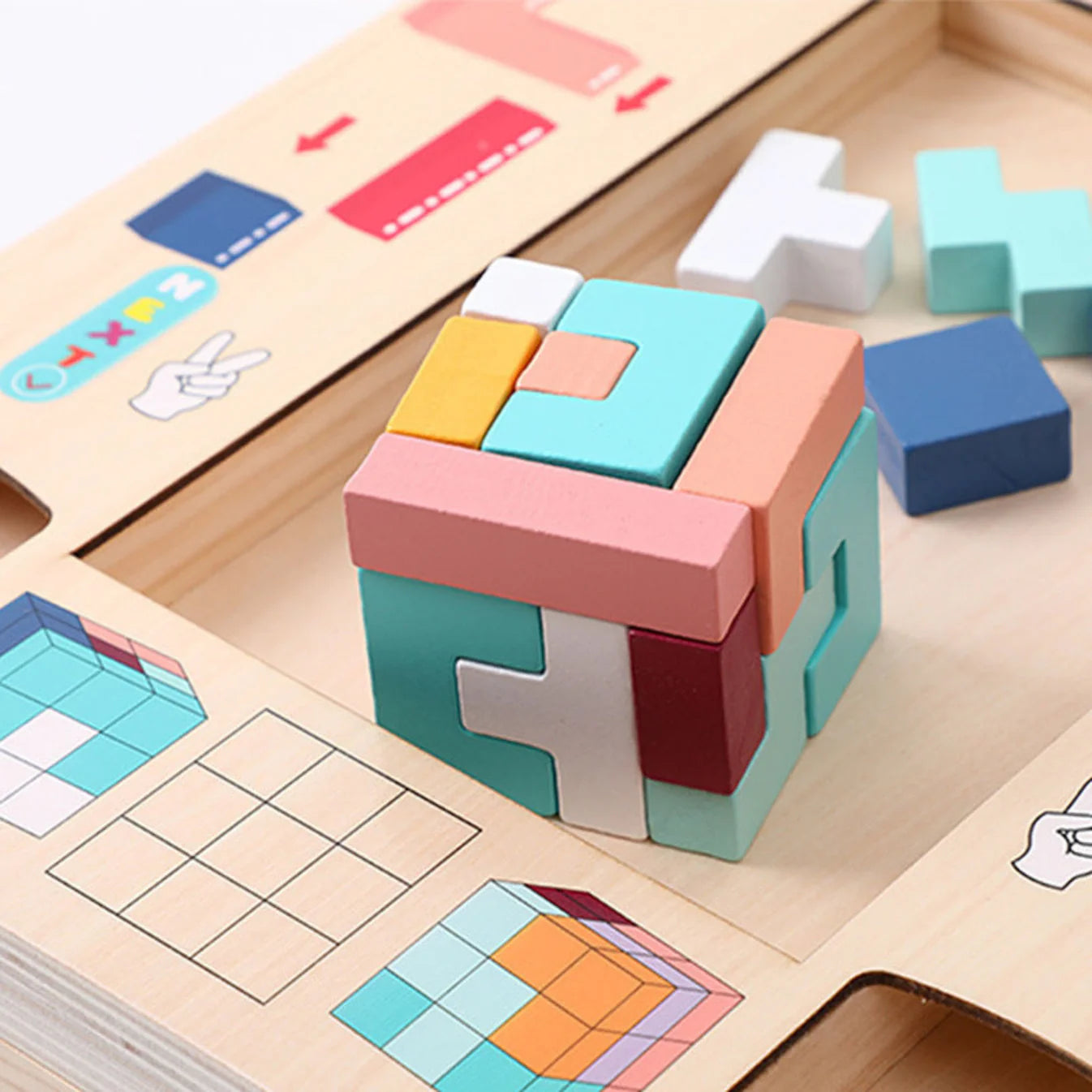 Montessori Wooden Tetris