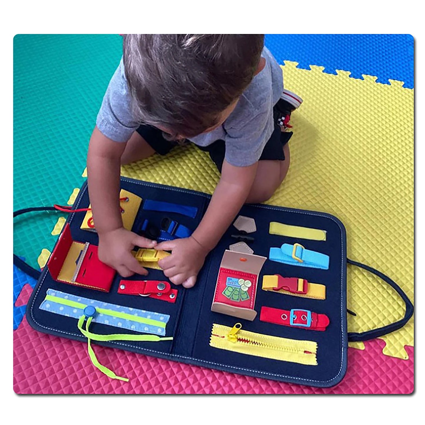 Montessori Zipper Board