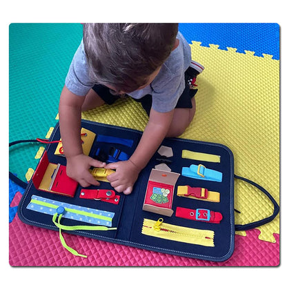 Montessori Zipper Board