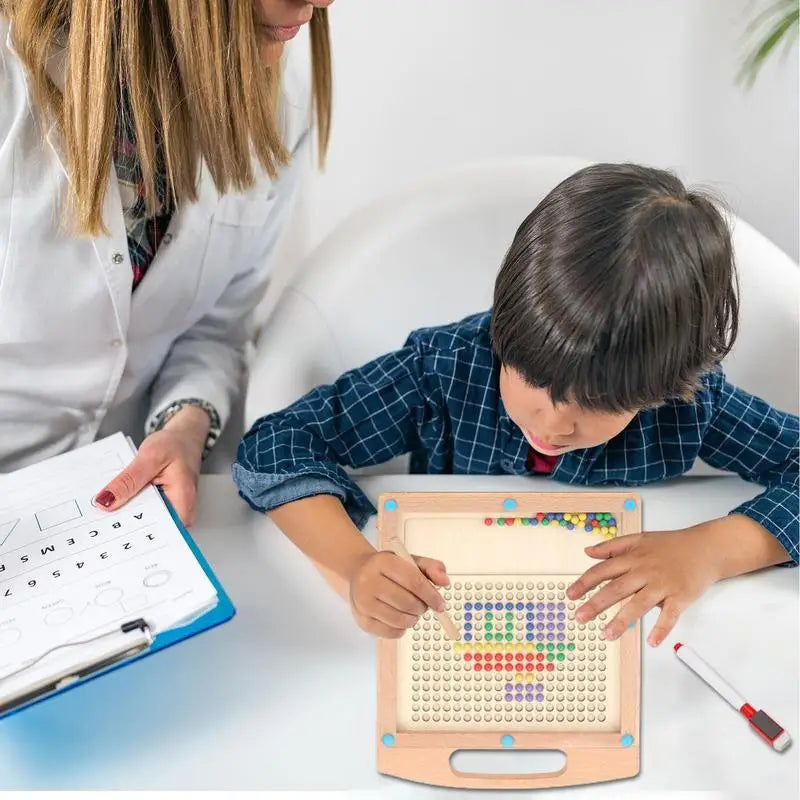 Montessori Magnetic Dots Board