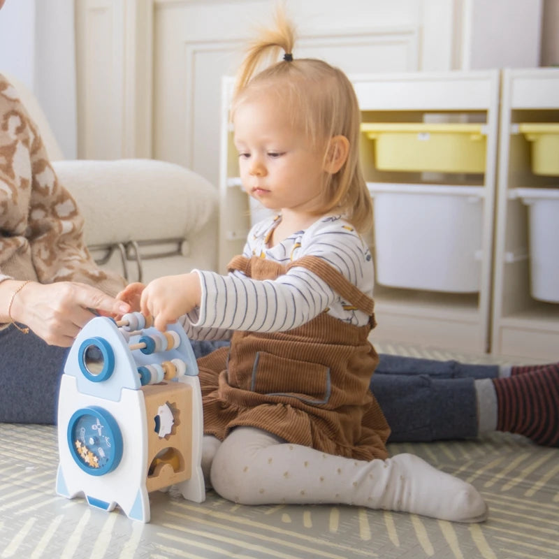 Montessori Wooden Rocket