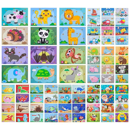 Montessori 3D Foam Sticker Puzzle